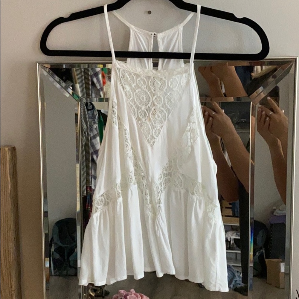 Lace tank top